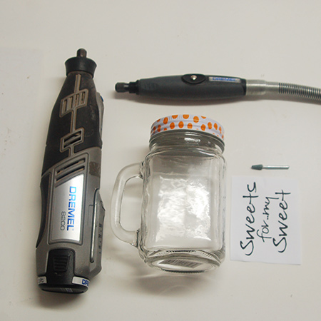 engrave on glass jar with dremel tool for valentines day