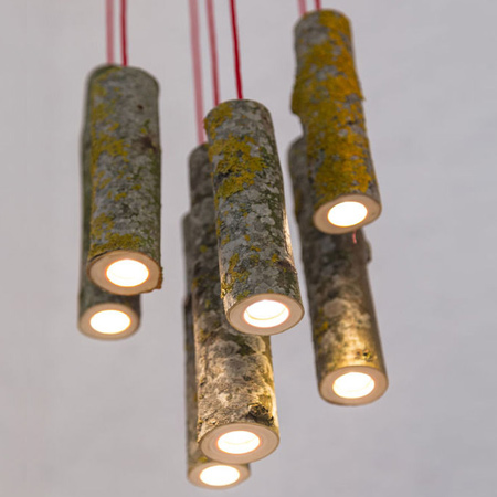 tree branches LED hanging pendant lights
