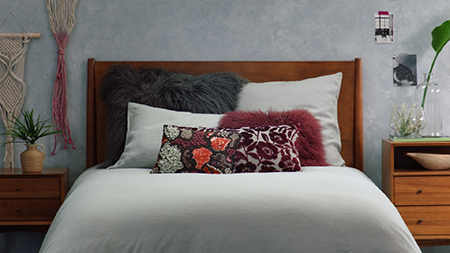 There's more than one way to style a bed using nothing more than a few affordable accessories for a new look.