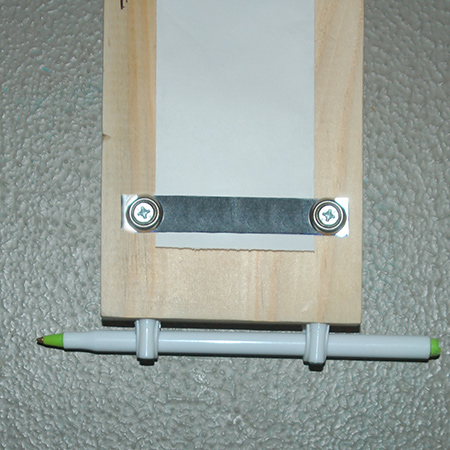 Make a practical shopping list holder
