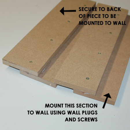 Easy French cleat without a mitre saw