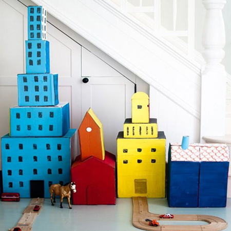 Creative cardboard for kids