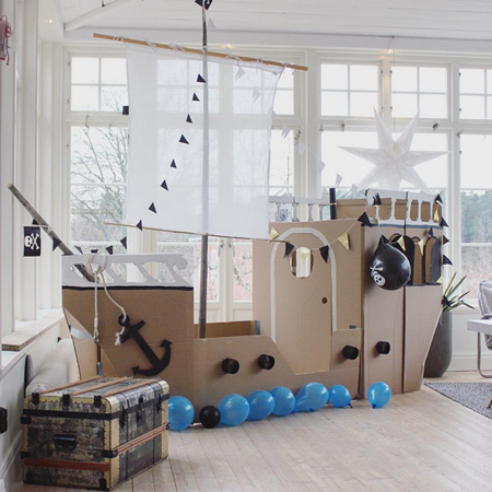 Creative cardboard for kids