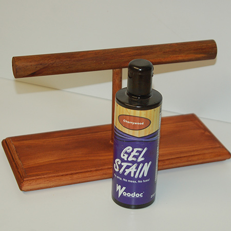 Now you have the option to choose your preferred method for finishing. You can use a tinted Woodoc Gel Stain or apply Rust-Oleum 2X spray paint.