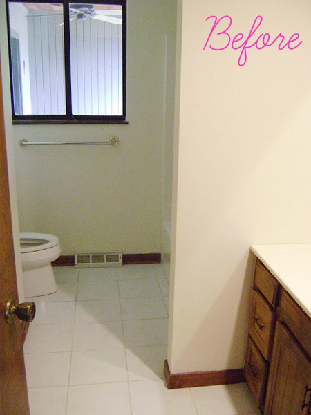 Bathroom gets a cosmetic makeover