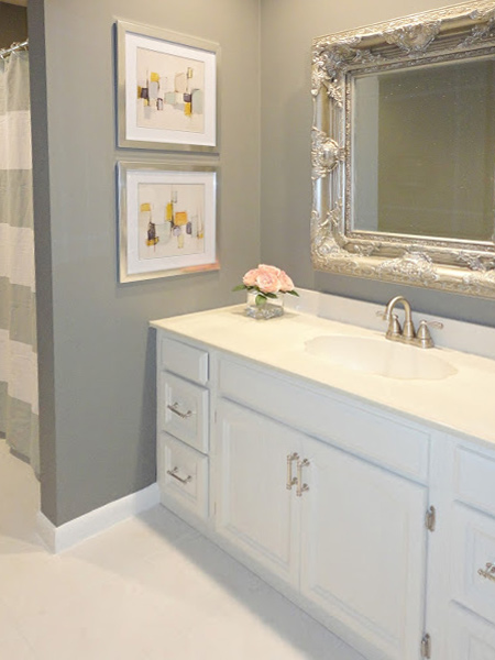 Bathroom gets a cosmetic makeover
