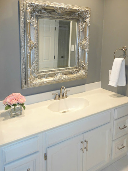 Bathroom gets a cosmetic makeover