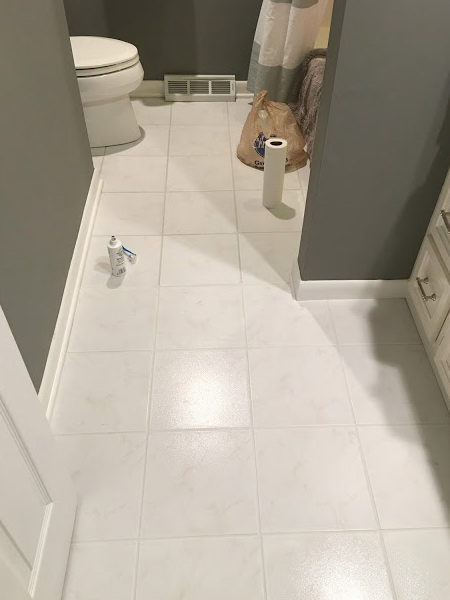 Bathroom gets a cosmetic makeover