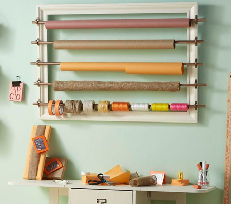 Practical gift wrapping station