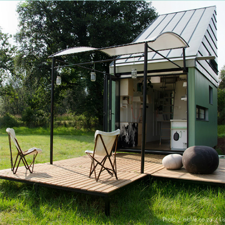 Pod-idladla is a sustainable, locally designed nano-home