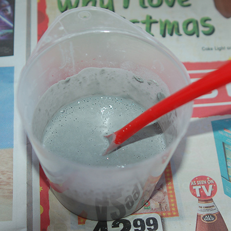 Concrete cupcake planters