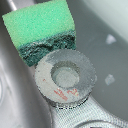 Concrete cupcake planters