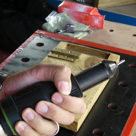 instructions how to use rivedrill riveting tool