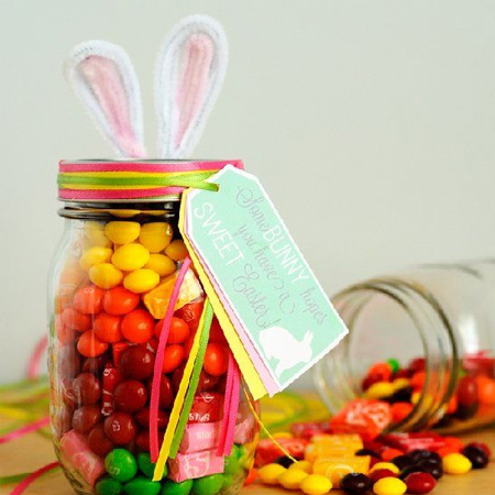 ball mason jar easter craft ideas