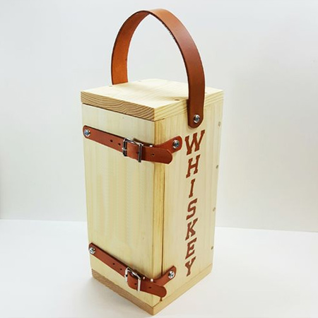 This decorative holder can be used for dad's favourite spirit and he will appreciate the sentiment of a lovingly hand crafted gift.