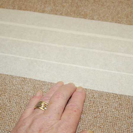 Rust-Oleum sprayed carpet