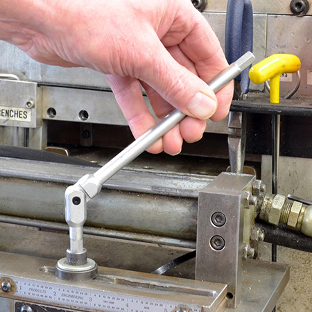 Vermont Sales recently added the Bondhus HexPro Pivot Head Hex and TORX® Wrenches to their extensive range of products. These wrenches allow tool users to insert the wrench into socket head screw once only, then pivoting around obstacles.