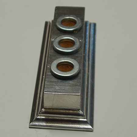 Quick Project: Faux pewter candle holder