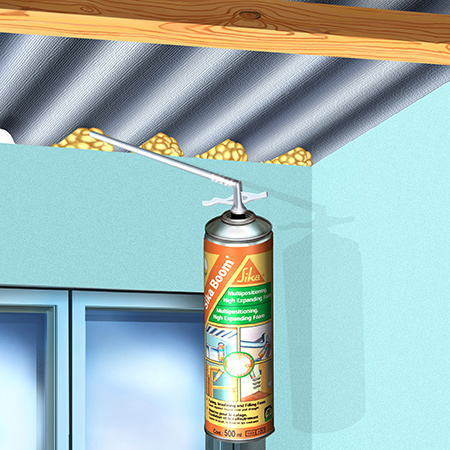 Fill the gap with Sika Boom