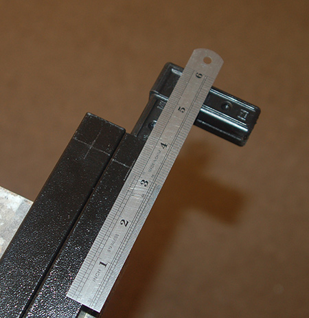 Steel frame side table - no welding!