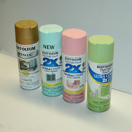 Recycled can succulents