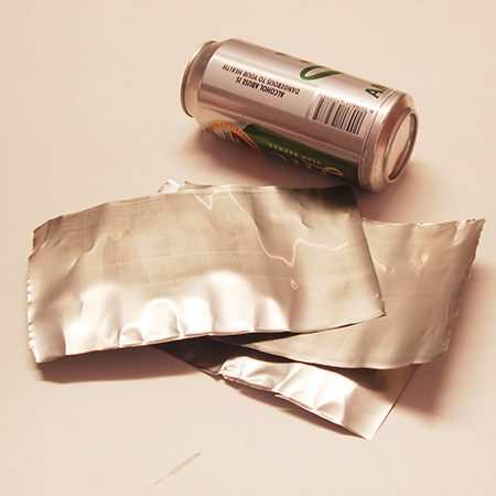 Recycled can succulents