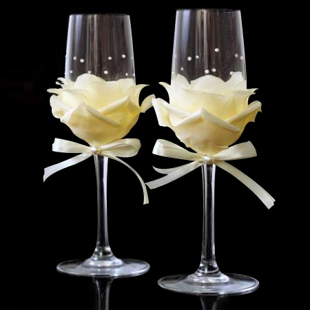 Quick and easy flower glasses