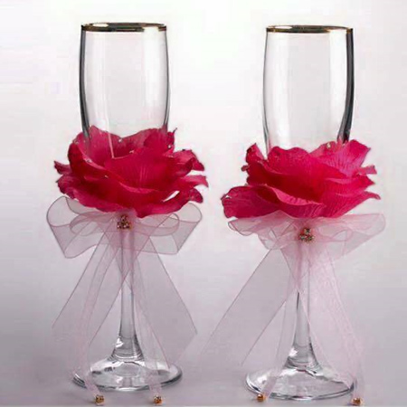 Quick and easy flower glasses