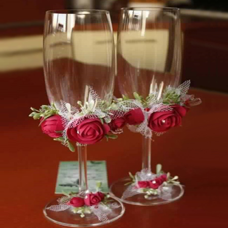 Quick and easy flower glasses