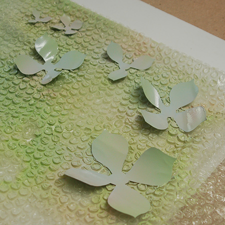 Recycled can succulents