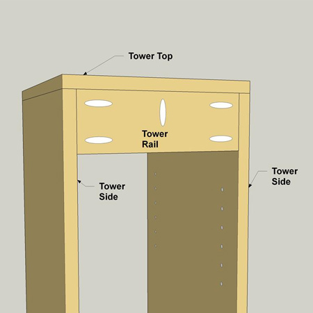 Simple, practical DIY storage closet