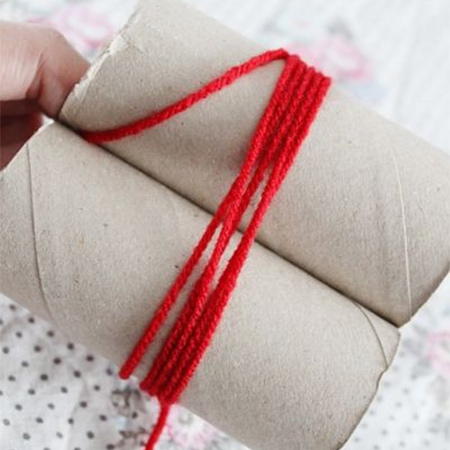 Some projects require pom-poms a bit larger than the norm, and this is a quick and easy way to make larger pom-poms.