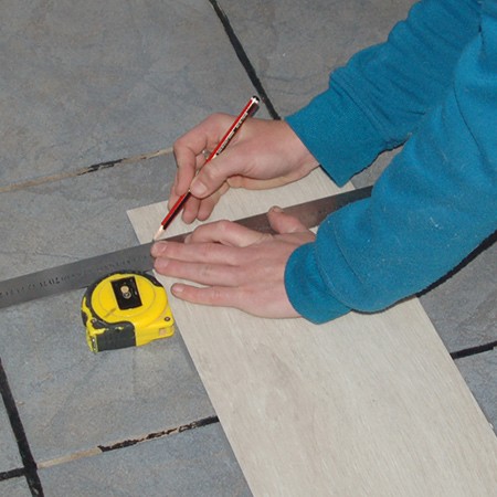 Cover up ugly tiles with Belgotex LVT flooring