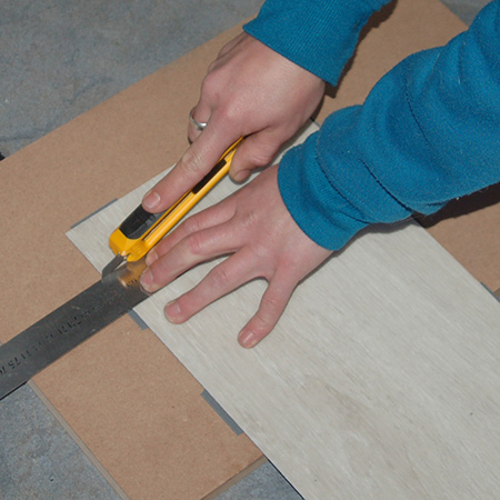 Cover up ugly tiles with Belgotex LVT flooring