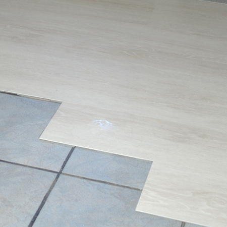 Luxury vinyl tiles have been on the market for a few years, but only recently have Belgotex launched the Podium Clic range that can be applied over the top of existing tiles. The Podium Clic LVT flooring was installed about three months ago and I have had time to assess how the product stands up to daily wear. Click here for detailed specs on Belgotex Podium Clic luxury vinyl tiles.