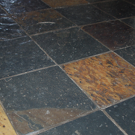 Strip and seal natural stone floors