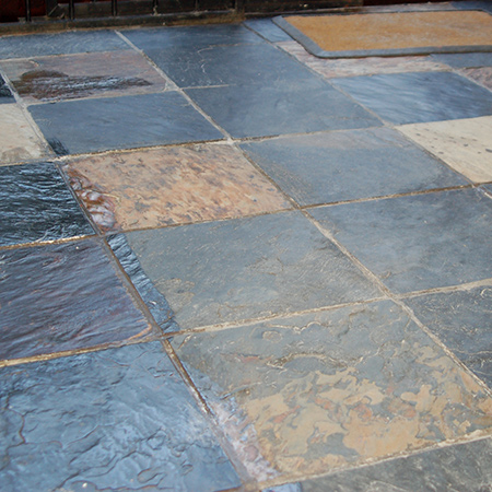 Strip and seal natural stone floors