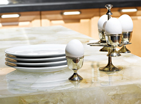 Homeowners are choosing engineered materials over natural stone for countertops.