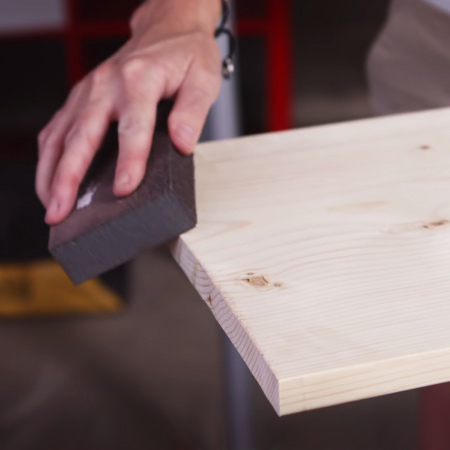 Wall mounted bedside light and table