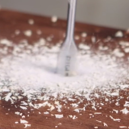 Wall mounted bedside light and table