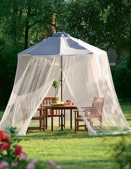 Romantic mosquito canopies