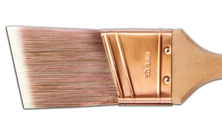 A narrow sash brush is best for painting windows