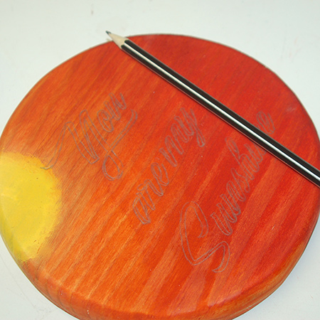 Colourful, Personalised Pot Trivet