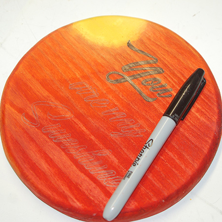 Colourful, Personalised Pot Trivet