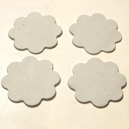 Colourful Clay Coasters