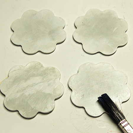 Colourful Clay Coasters