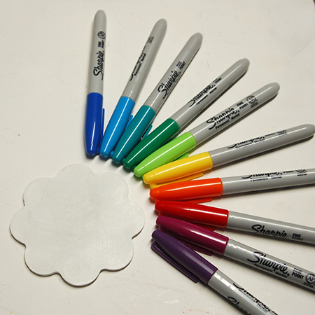 Colourful Clay Coasters