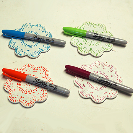 Colourful Clay Coasters