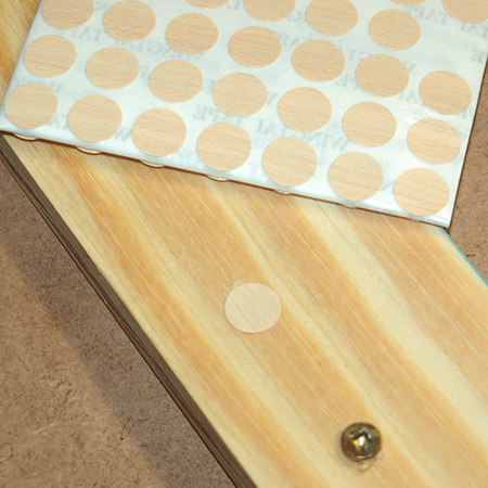 HOME-DZINE - DIY Tips - When making projects where screw heads will be visible, you need to be able to hide or disguise these so that they don't spoil the finished look of your project. While you could use wood filler to hide screw heads, wood filler doesn't take stain well and you will still be able to see where there are screws. And if you are making furniture that needs to be taken apart at some stage, beds for example, you can't cover these screws with wood filler. That's why it's important to drill a countersink hole.