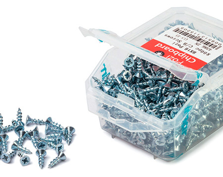 If you buy screws at Gelmar, the packaging can be misleading - so check that you buy the right screws.